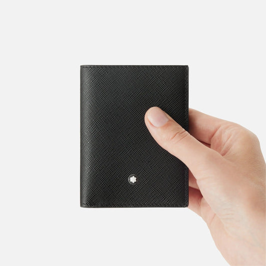 Montblanc portafoglio mini 4 scomparti Montblanc Sartorial nero 130321