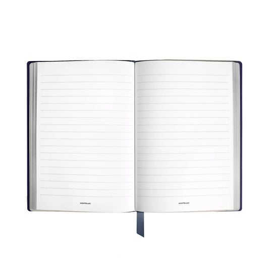 Montblanc blocco note #146 a righe Meisterstück Around the World in 80 Days blu 134713