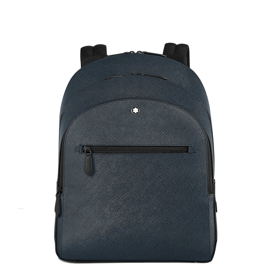 Montblanc zaino medio con 3 scomparti Sartorial tweed blu 220335