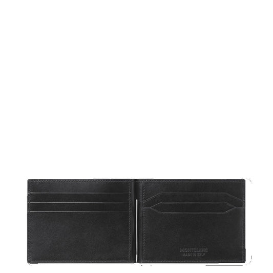 Montblanc Portafoglio Meisterstück 6 scomparti con fermasoldi nero 198313