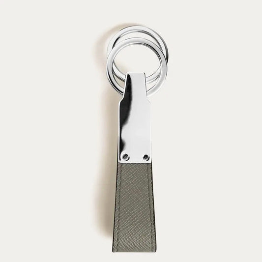 Montblanc portachiavi con passante Sartorial grigio medio 199387