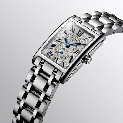Longines orologio DolceVita 20,80x32mm argento acciaio quarzo L5.255.4.71.6