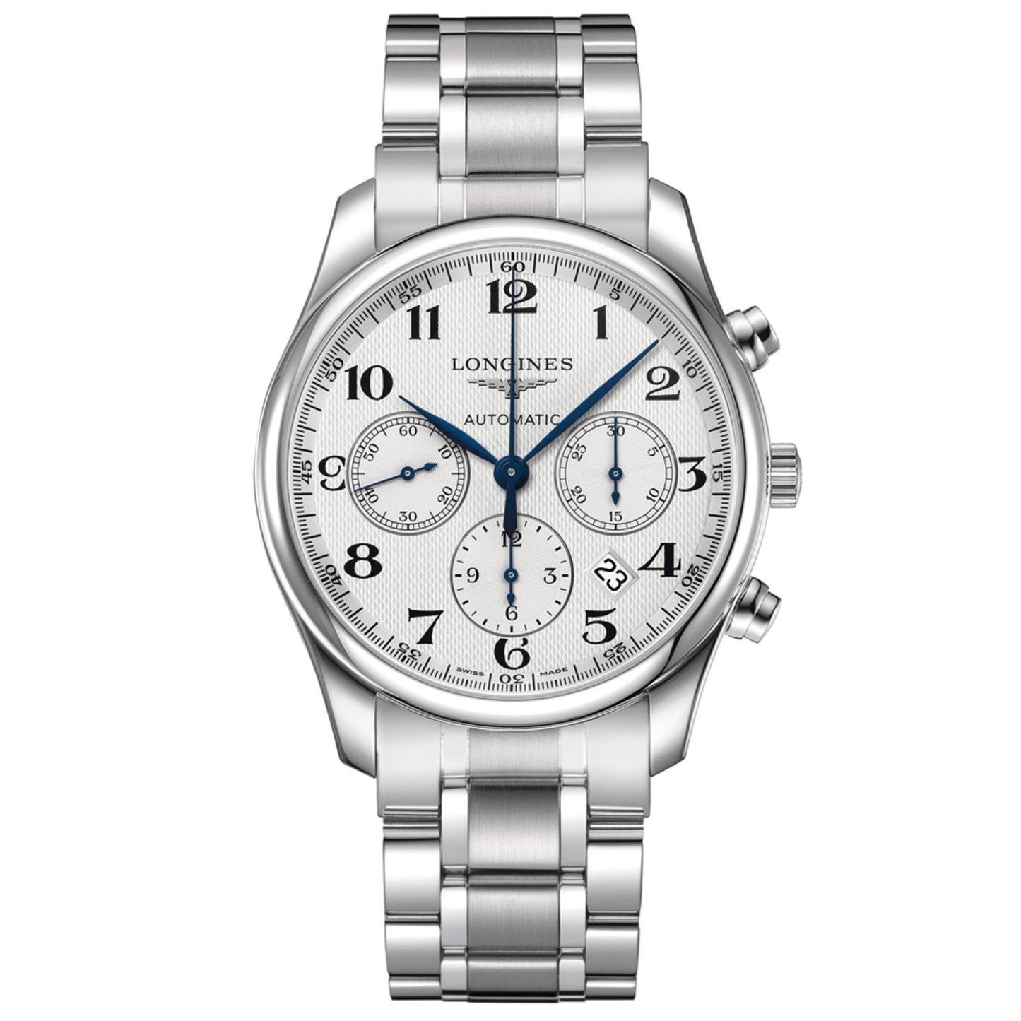 Reloj Longines La Colección Master Cronógrafo 42 mm plata automático acero L2.759.4.78.6