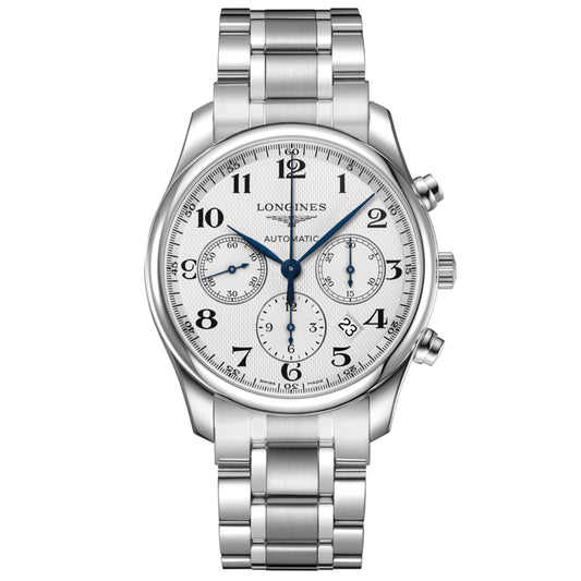 Reloj Longines La Colección Master Cronógrafo 42 mm plata automático acero L2.759.4.78.6