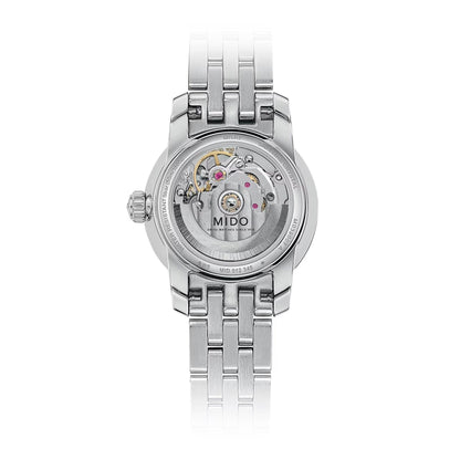 Mido orologio Baroncelli Lady Twenty Five 25mm rosa automatico acciaio M039.007.11.336.00
