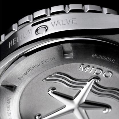 Mido orologio Ocean Star 600 Chronometer COSC 43,5mm blu automatico acciaio M026.608.11.041.01
