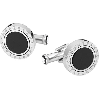 Montblanc gemelli Meisterstuck acciaio 116664