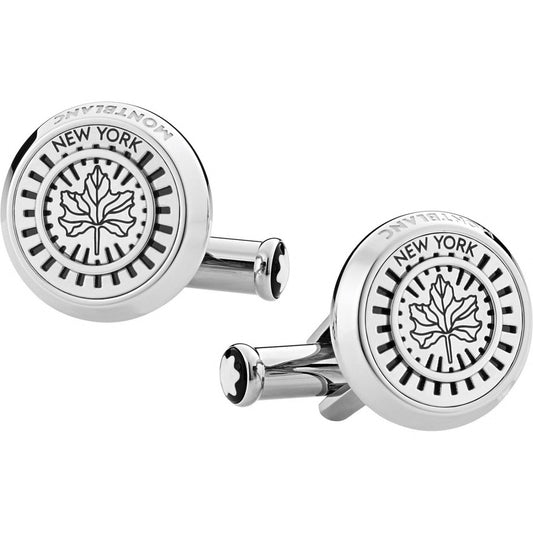 Montblanc gemelli Urban Spirit acciaio 124057