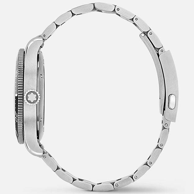 Montblanc reloj 1858 Iced Sea Automático Fecha 41mm gris automático acero 130793
