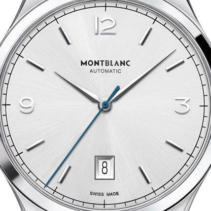 Montblanc orologio Heritage Chronometrie 40mm argento automatico acciaio 112533