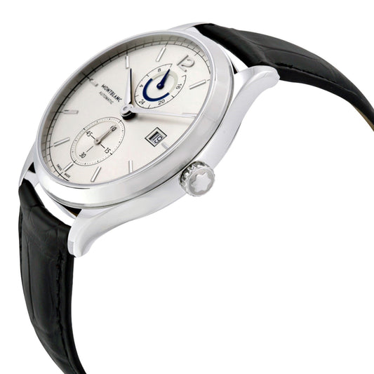 Montblanc orologio Heritage Chronometrie Dual Time 41mm argento automatico acciaio 112540
