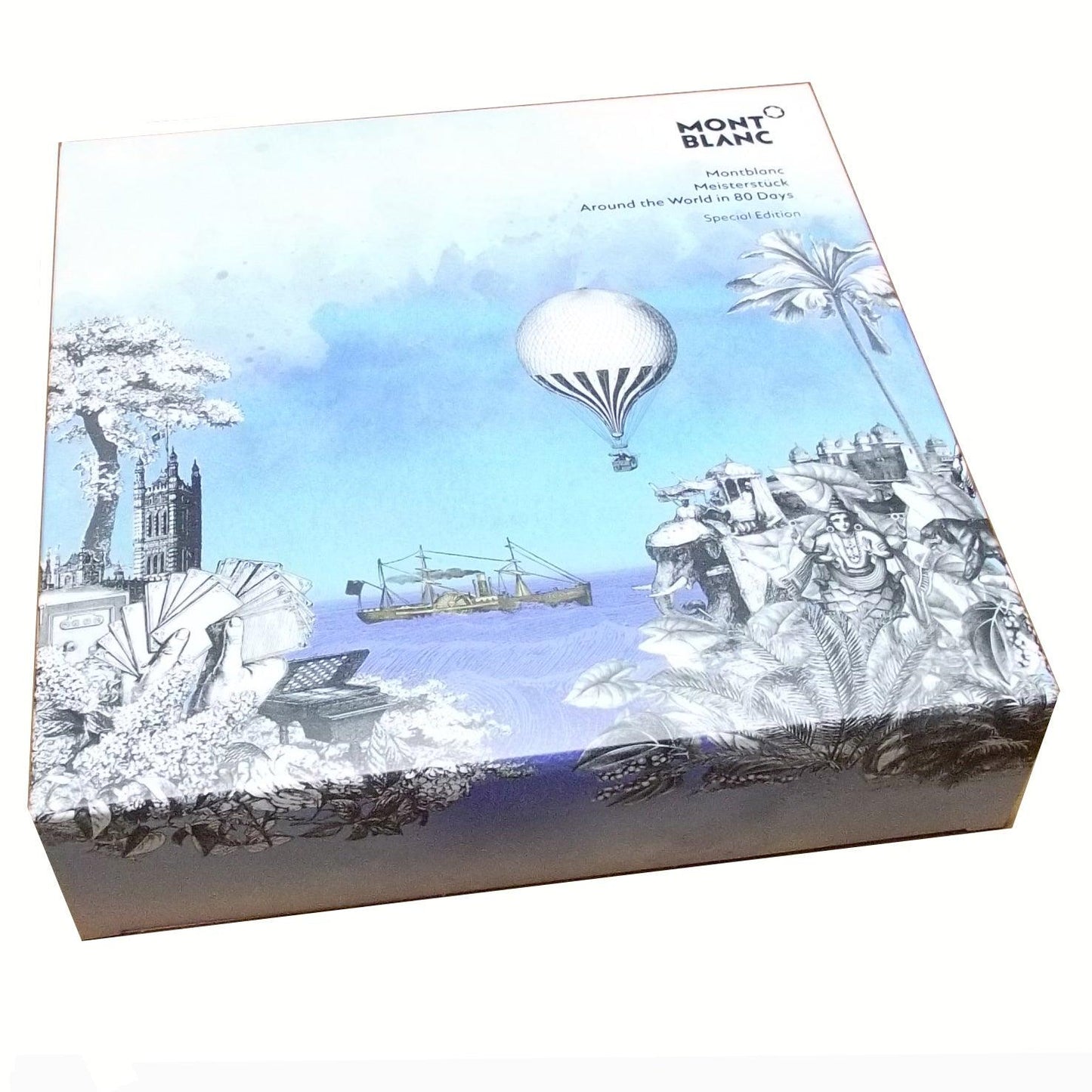 Montblanc penna a sfera Doué Classique Meisterstück Around the World in 80 Days 126351