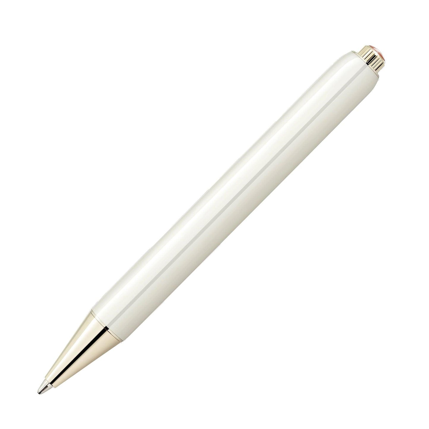 Montblanc penna a sfera Montblanc Heritage Rouge et Noir “Baby” Edizione Speciale color avorio 128123