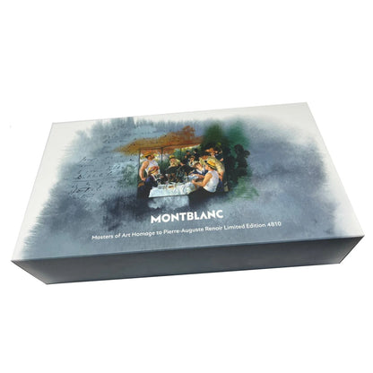 Montblanc penna roller masters of art hommage a pierre-auguste renoir edizione limitata 4810 confezione elegante