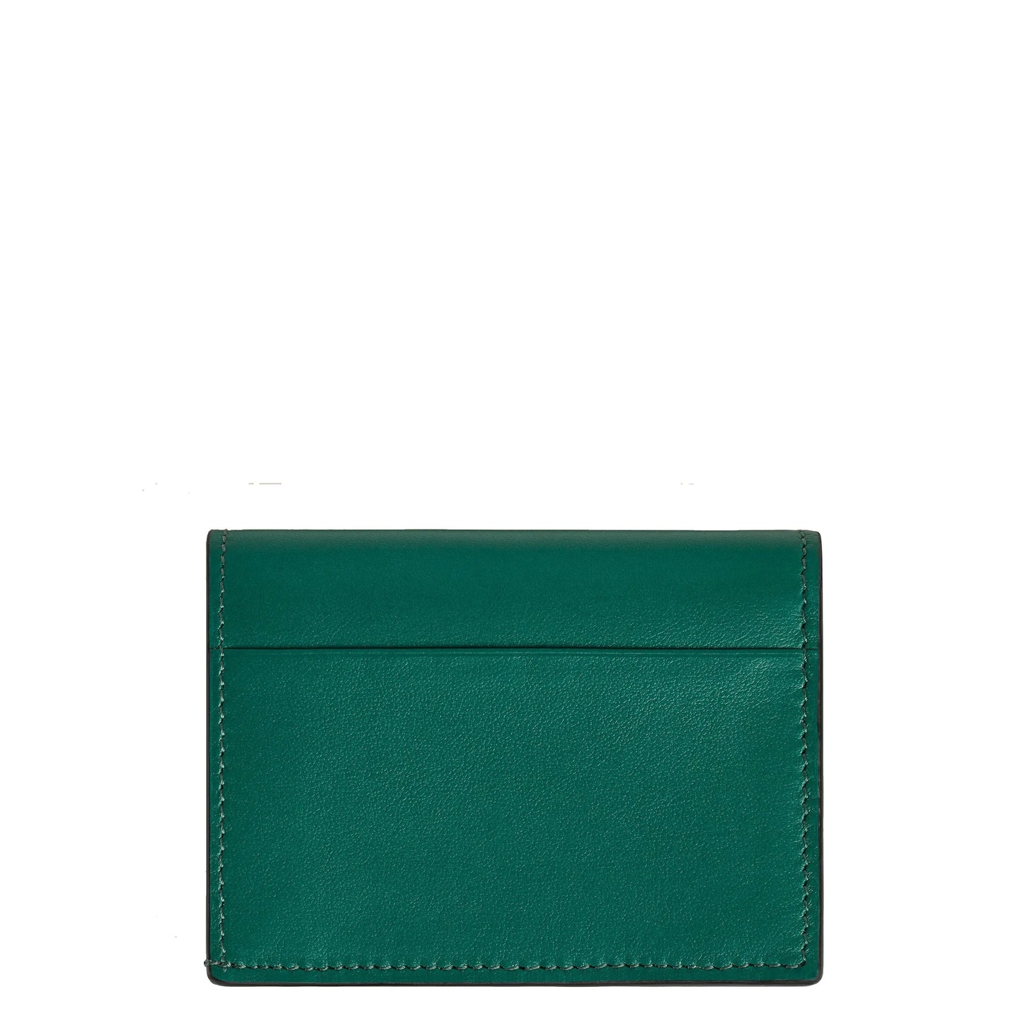 Montblanc portafoglio continental nano in pelle morbida malachite verde con cuciture precise ed elegante design