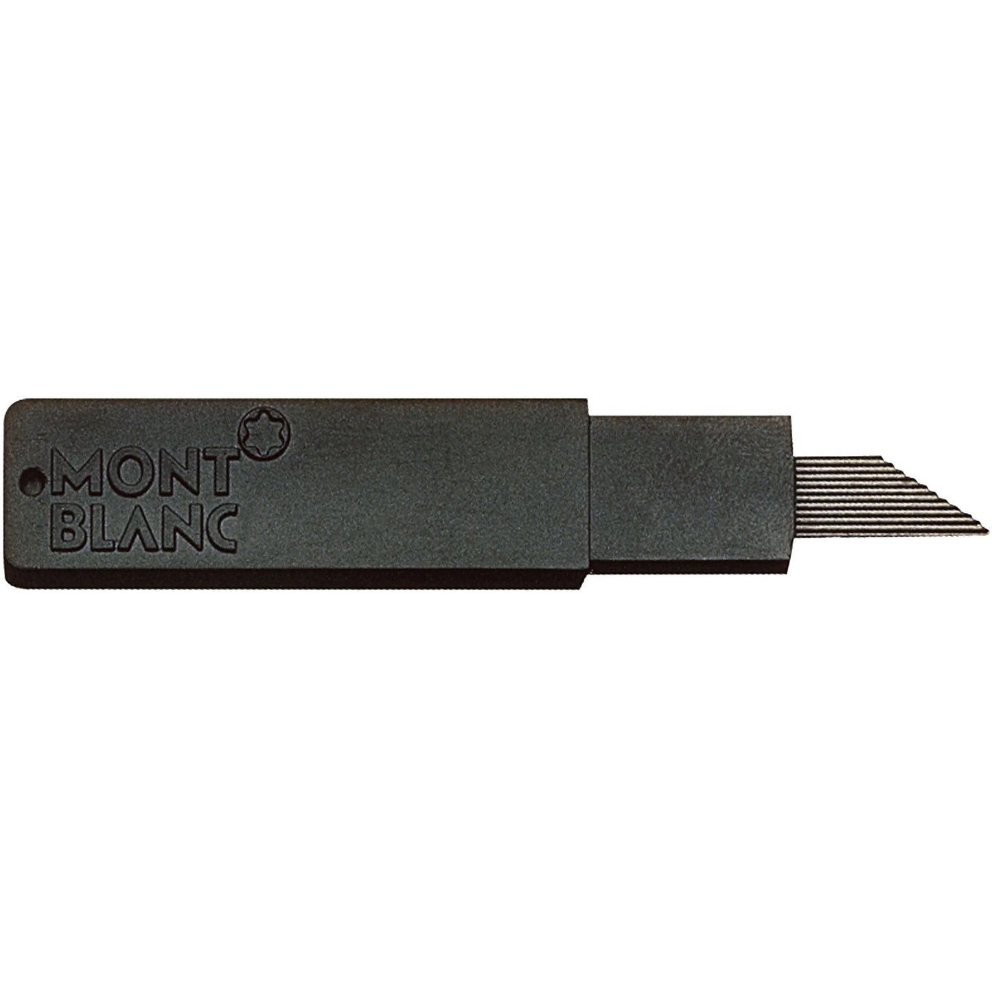 Portamine meisterstück classique colore nero con mina hi-polymer hb 0,7 mm e lama retrattile in finitura opaca