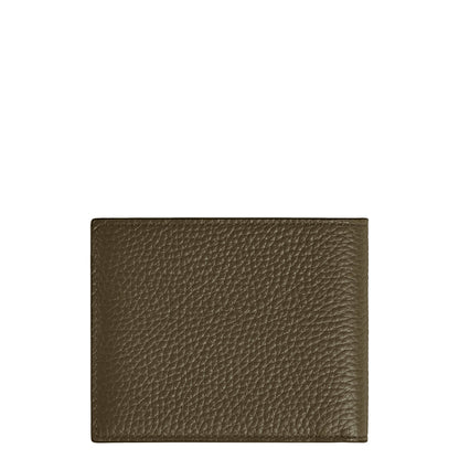 Montblanc portafoglio con portamonete 4 scomparti kaki 220216